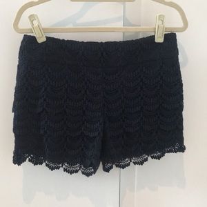 Crochet shorts. No rips, stains or imperfections